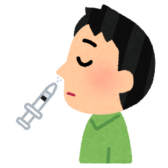 鼻に噴霧するフルミスト